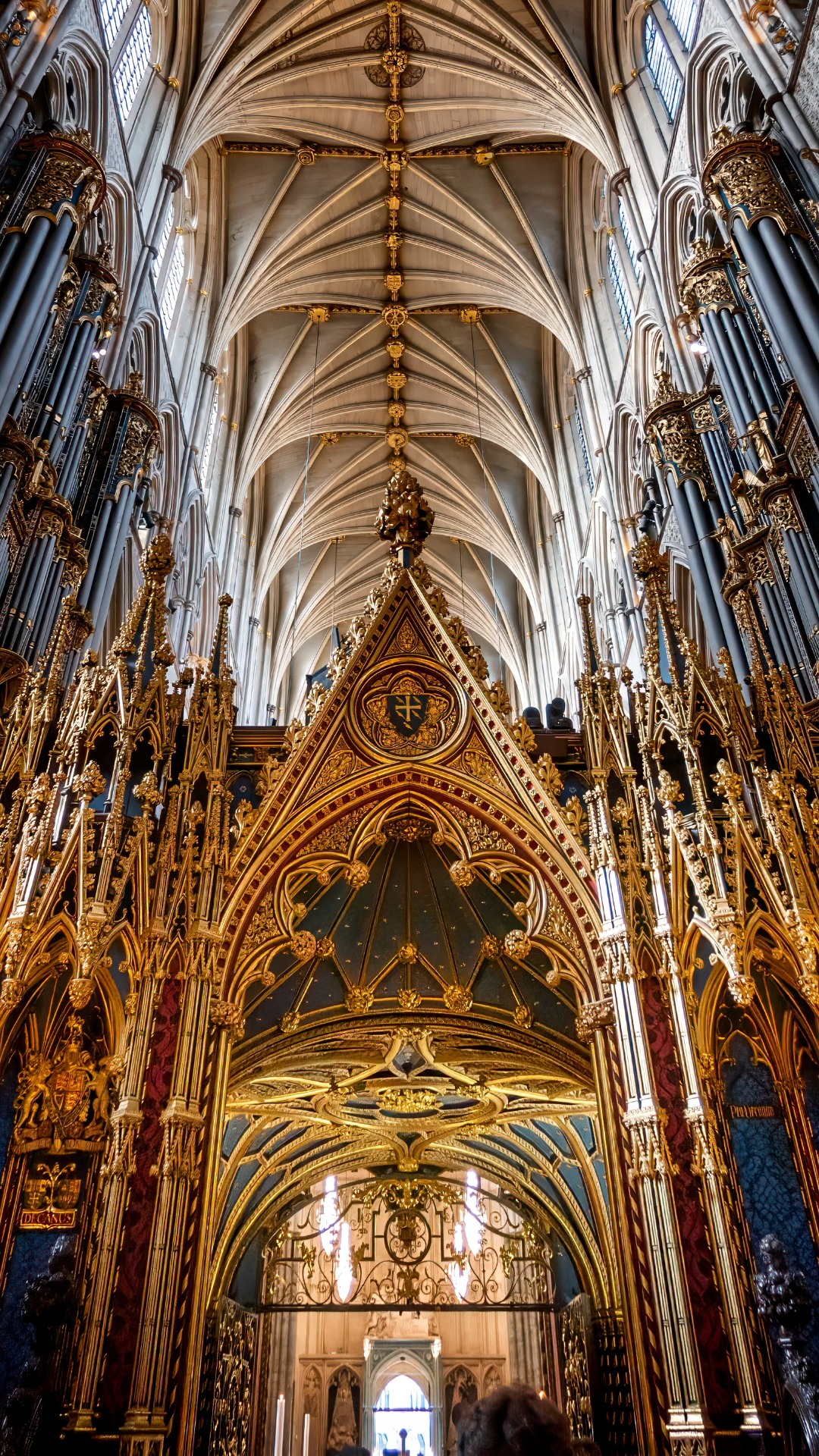 Plafond van Westminster Abbey